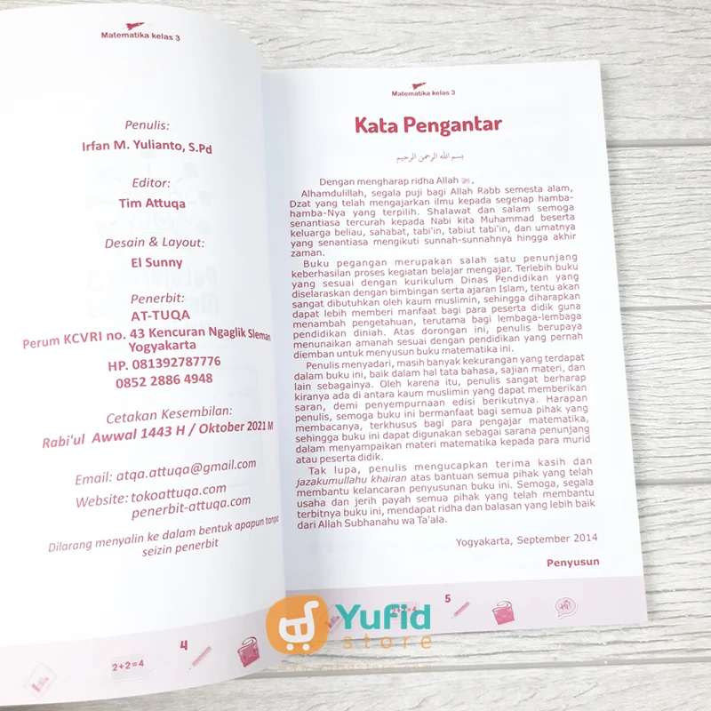 BUKU PELAJARAN 3 MATEMATIKA UNTUK TINGKAT DASAR (ATTUQA) - Image 3
