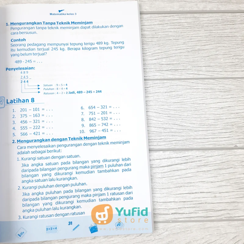 BUKU PELAJARAN 3 MATEMATIKA UNTUK TINGKAT DASAR (ATTUQA) - Image 8