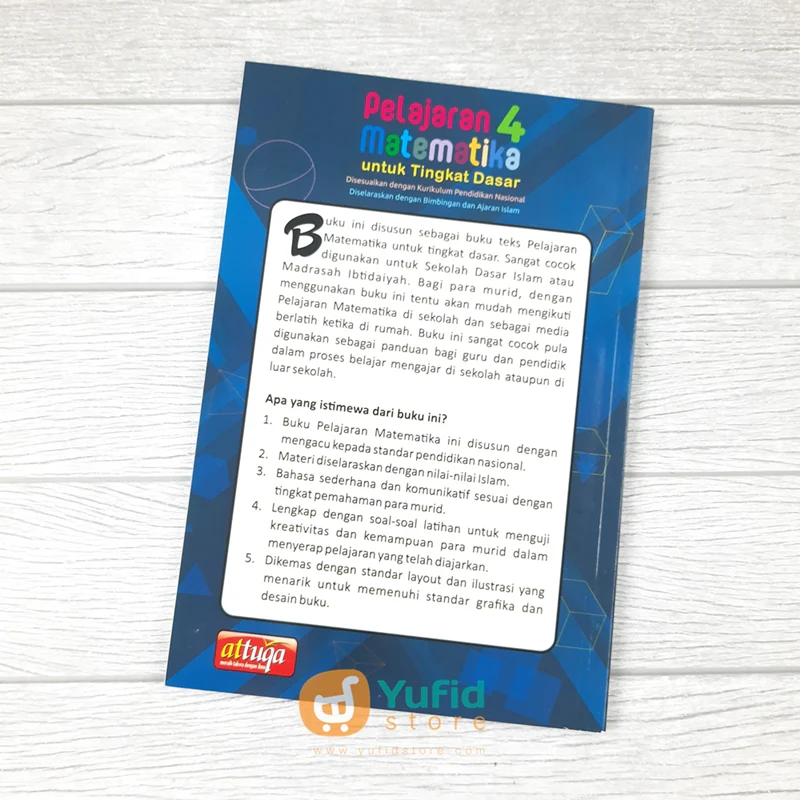 BUKU PELAJARAN 4 MATEMATIKA UNTUK TINGKAT DASAR (ATTUQA) - Image 2