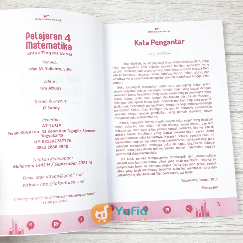 BUKU PELAJARAN 4 MATEMATIKA UNTUK TINGKAT DASAR (ATTUQA) - Image 3