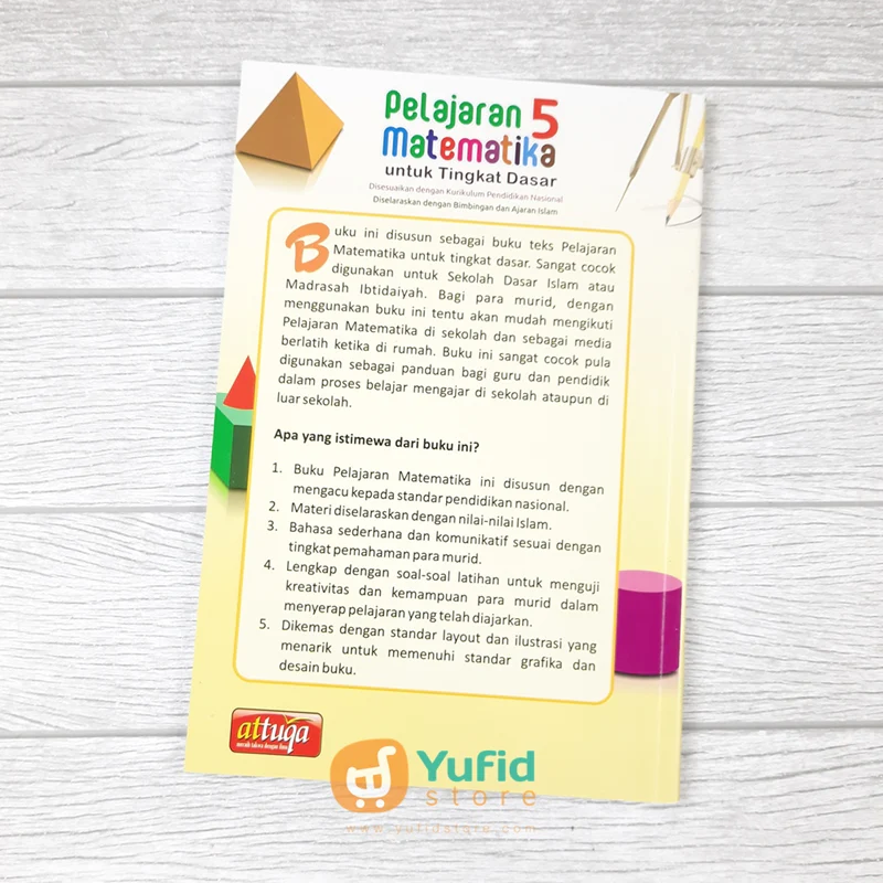 BUKU PELAJARAN 5 MATEMATIKA UNTUK TINGKAT DASAR (ATTUQA) - Image 2