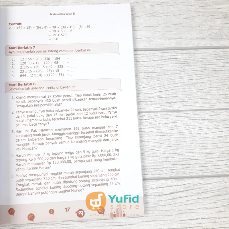 BUKU PELAJARAN 5 MATEMATIKA UNTUK TINGKAT DASAR (ATTUQA) - Image 7