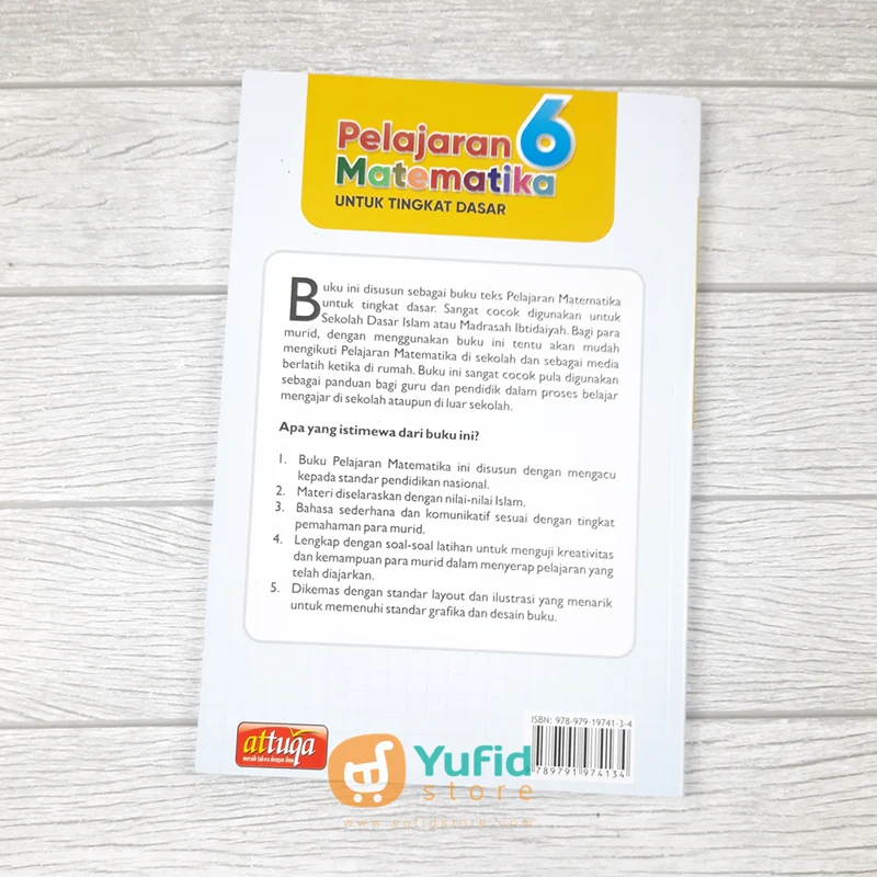 BUKU PELAJARAN 6 MATEMATIKA UNTUK TINGKAT DASAR (ATTUQA) - Image 2