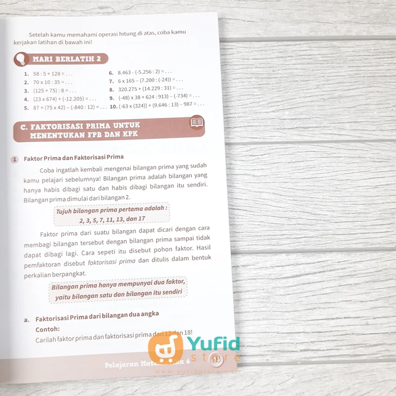 BUKU PELAJARAN 6 MATEMATIKA UNTUK TINGKAT DASAR (ATTUQA) - Image 7