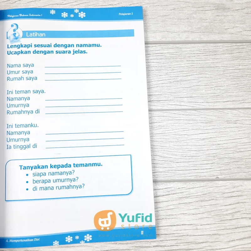 BUKU PELAJARAN BAHASA INDONESIA UNTUK TINGKAT DASAR 1 (ATTUQA) - Image 5