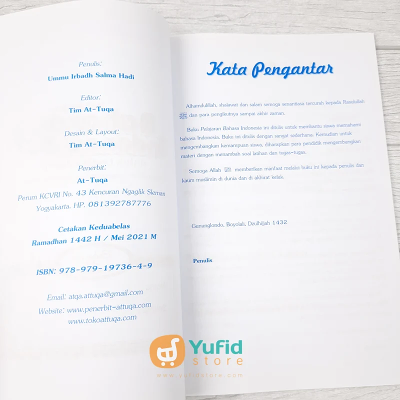 BUKU PELAJARAN BAHASA INDONESIA UNTUK TINGKAT DASAR 2 (ATTUQA) - Image 3