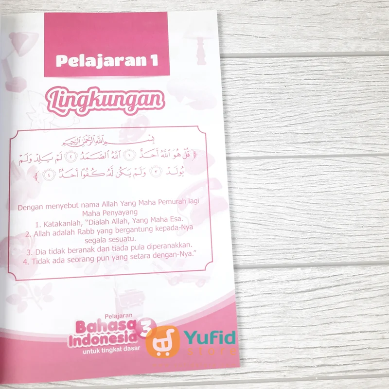 BUKU PELAJARAN BAHASA INDONESIA UNTUK TINGKAT DASAR 3 (ATTUQA) - Image 5
