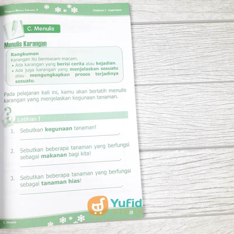BUKU PELAJARAN BAHASA INDONESIA UNTUK TINGKAT DASAR 3 (ATTUQA) - Image 6