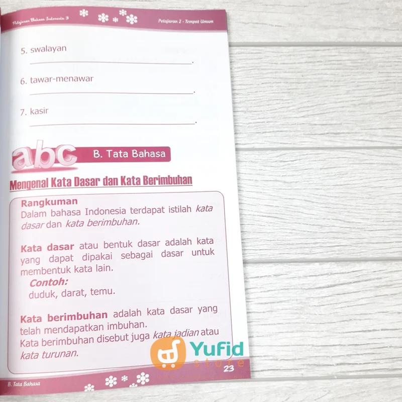 BUKU PELAJARAN BAHASA INDONESIA UNTUK TINGKAT DASAR 3 (ATTUQA) - Image 8