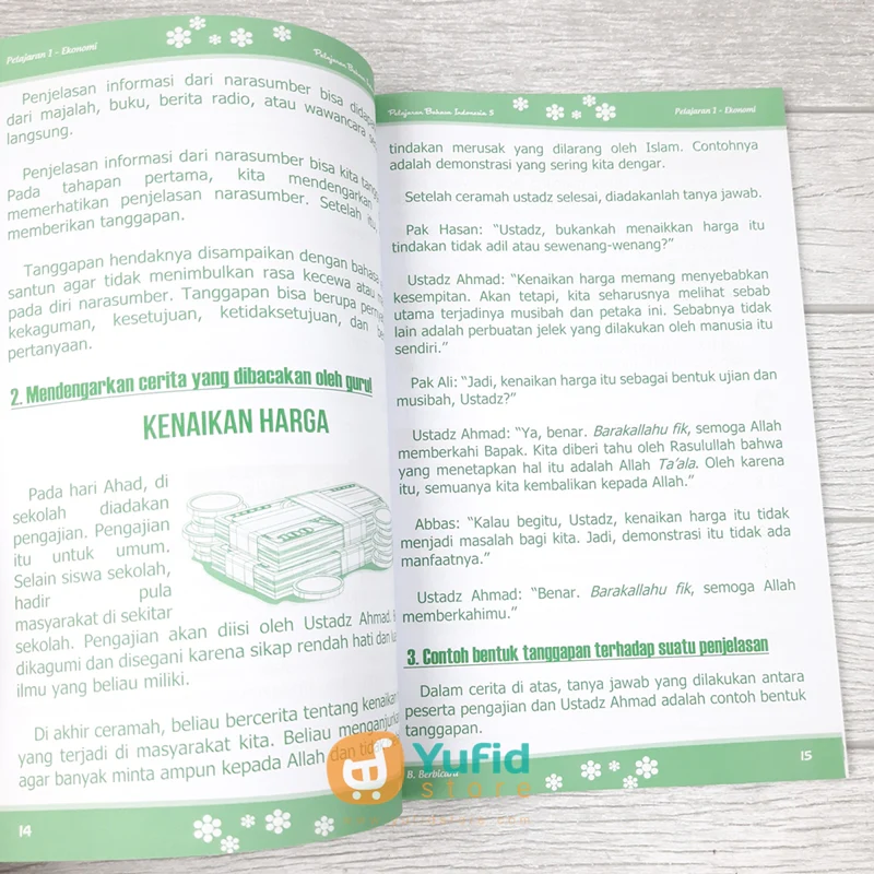 BUKU PELAJARAN BAHASA INDONESIA UNTUK TINGKAT DASAR 5 (Attuqa) - Image 6