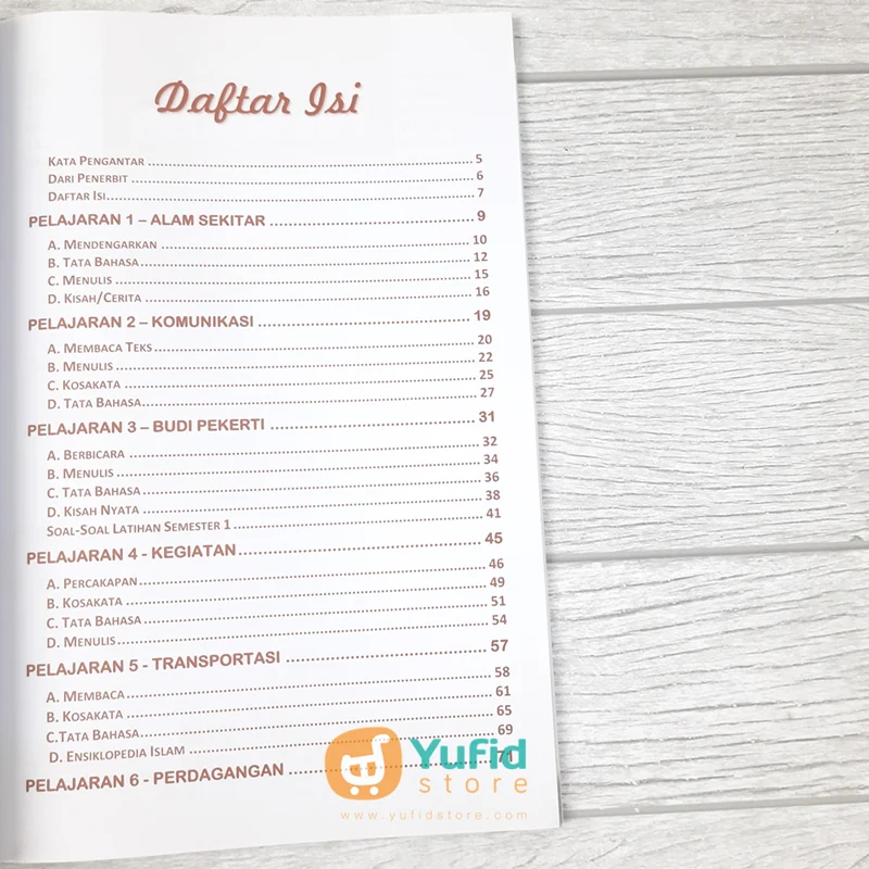 BUKU PELAJARAN BAHASA INDONESIA UNTUK TINGKAT DASAR 6 (Attuqa) - Image 4