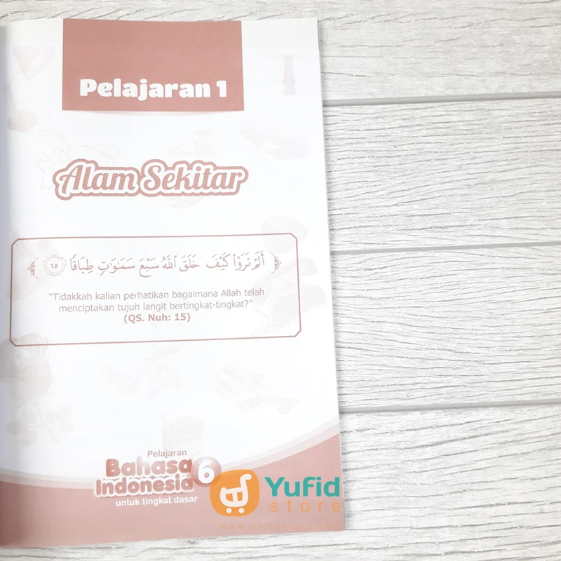 BUKU PELAJARAN BAHASA INDONESIA UNTUK TINGKAT DASAR 6 (Attuqa) - Image 5