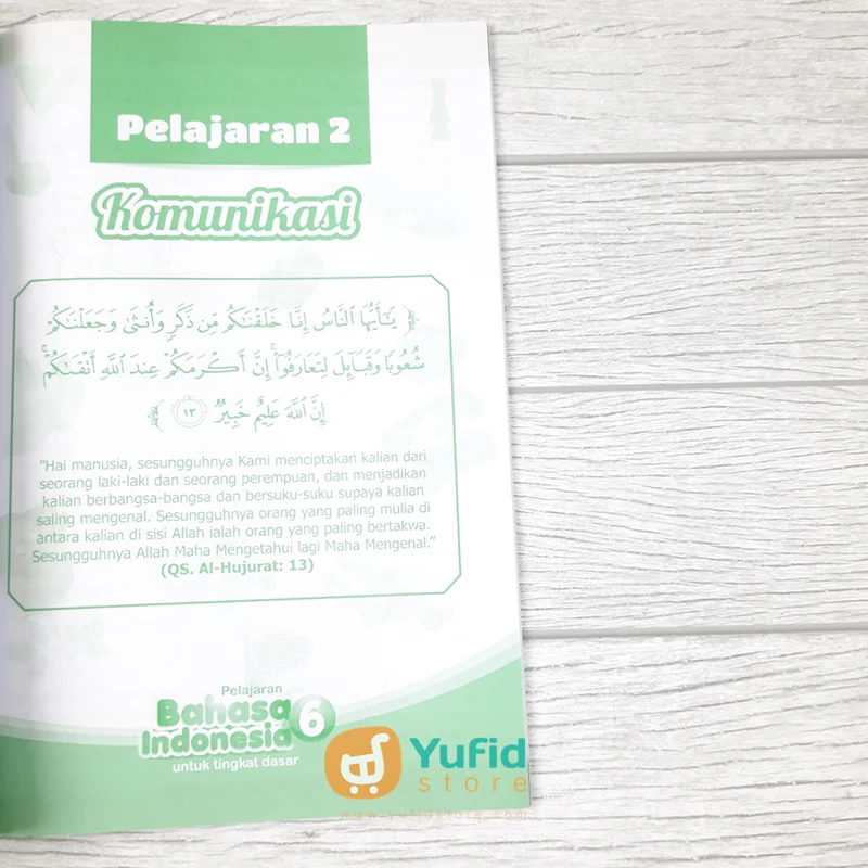 BUKU PELAJARAN BAHASA INDONESIA UNTUK TINGKAT DASAR 6 (Attuqa) - Image 7
