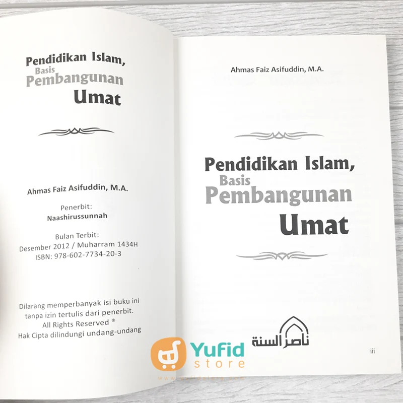 BUKU PENDIDIKAN ISLAM BASIS PEMBANGUNAN UMAT (NASHIRUSSUNNAH) - Image 3