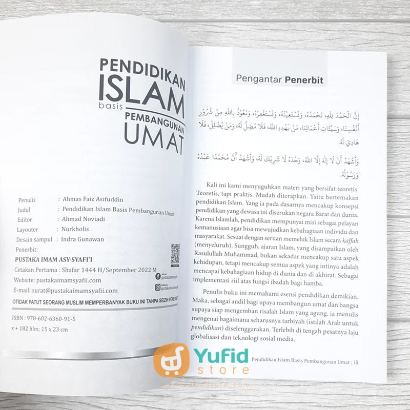 BUKU PENDIDIKAN ISLAM BASIS PEMBANGUNAN UMAT (PUSTAKA IMAM ASY-SYAFII) - Image 3
