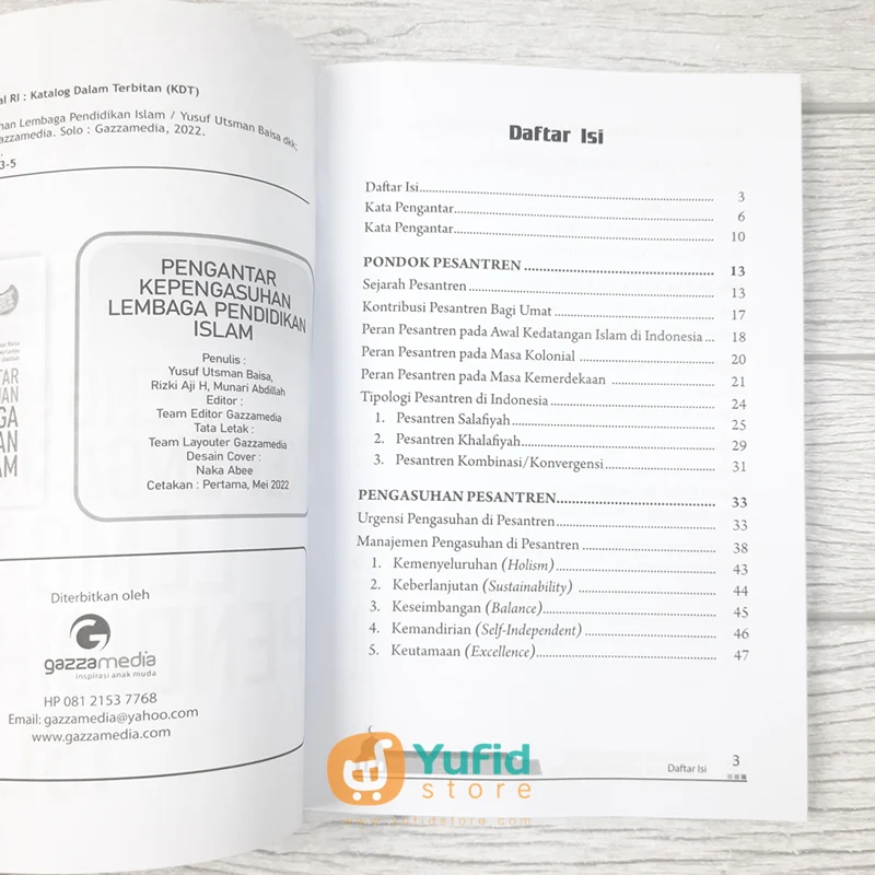 BUKU PENGANTAR KEPENGASUHAN LEMBAGA PENDIDIKAN ISLAM (GAZZA MEDIA) - Image 3