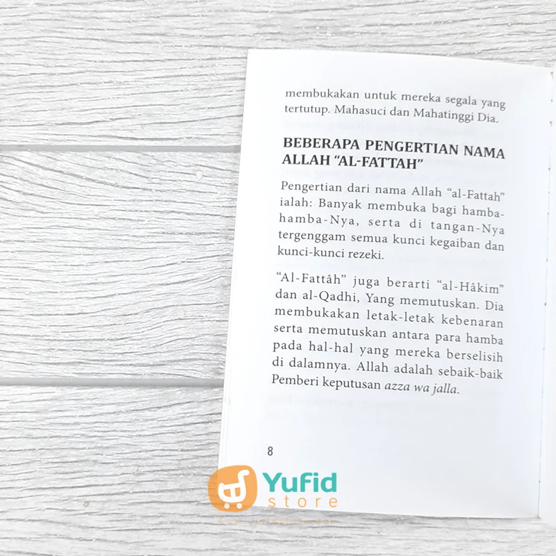 BUKU PENJELASAN YANG MENAKJUBKAN MENGENAL NAMA ALLAH AL FATTAH (DAUN PUBLISHING) - Image 6