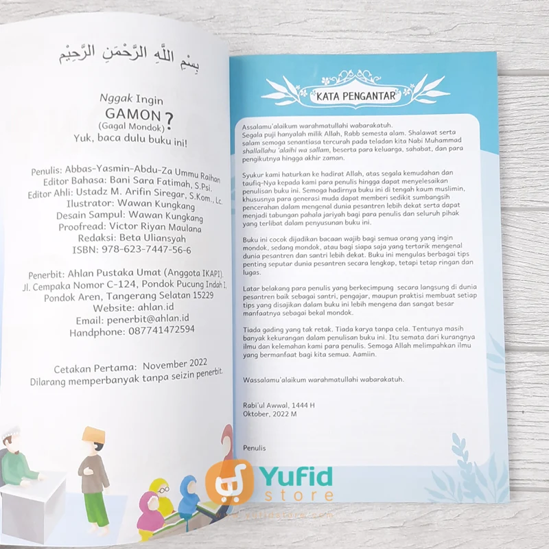 BUKU PERSIAPAN MONDOKIN ANAK - NGGAK INGIN GAMON - SET 2 BUKU (AHLAN) - Image 3