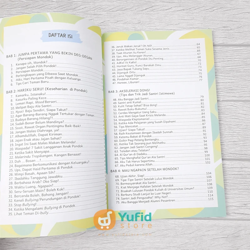 BUKU PERSIAPAN MONDOKIN ANAK - NGGAK INGIN GAMON - SET 2 BUKU (AHLAN) - Image 4