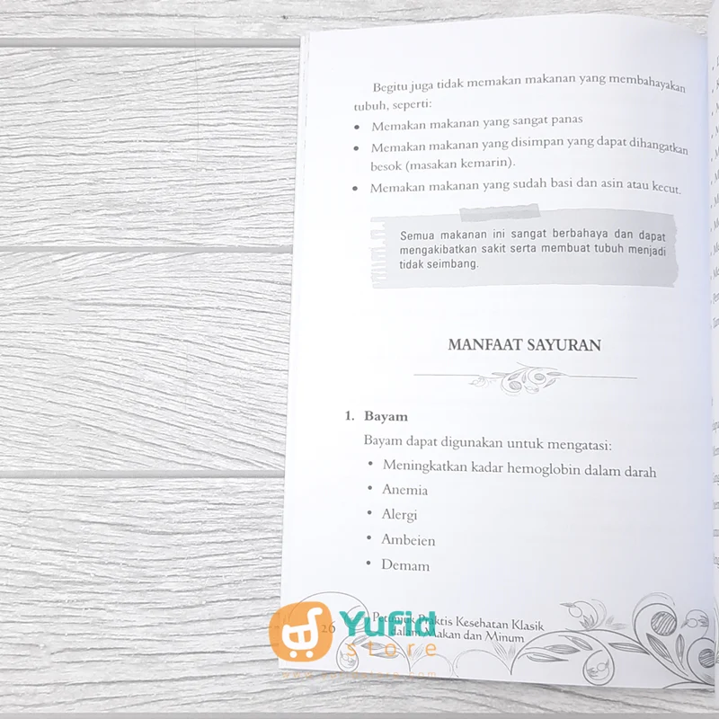 BUKU PETUNJUK PRAKTIS KESEHATAN KLASIK DALAM MAKAN DAN MINUM (NASHIRUSSUNNAH) - Image 8