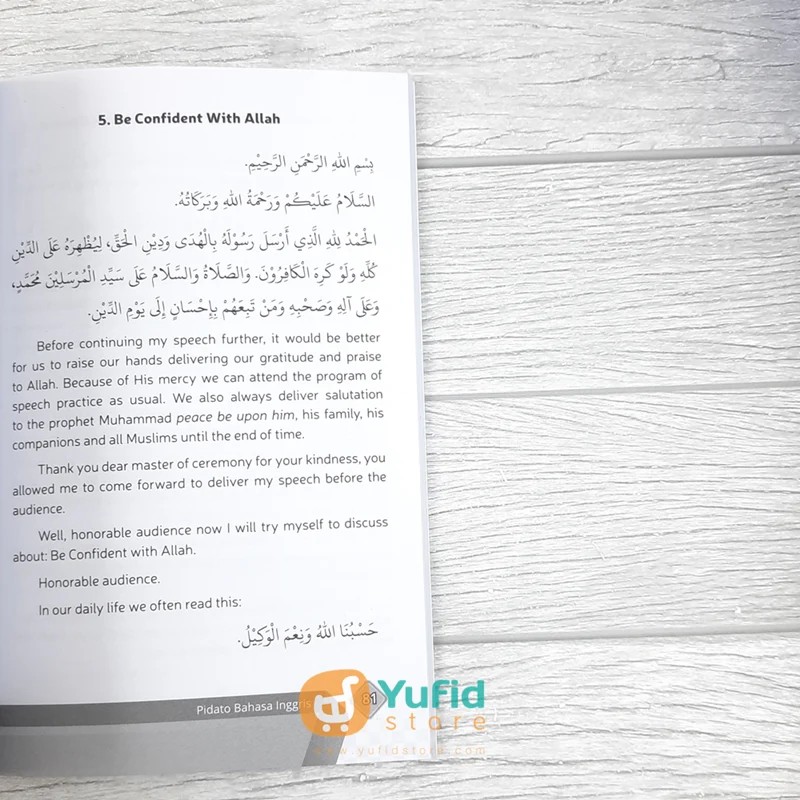 BUKU PIDATO HAFALAN SANTRI 3 BAHASA JILID 1 (PUSTAKA ARAFAH) - Image 8