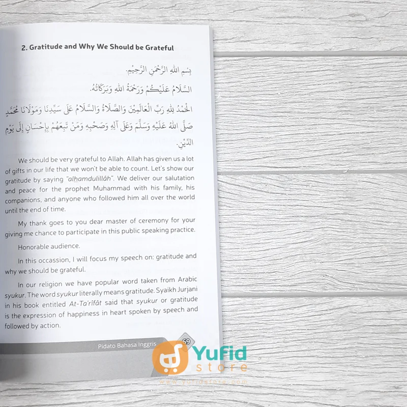 BUKU PIDATO HAFALAN SANTRI 3 BAHASA JILID 2 (PUSTAKA ARAFAH) - Image 7