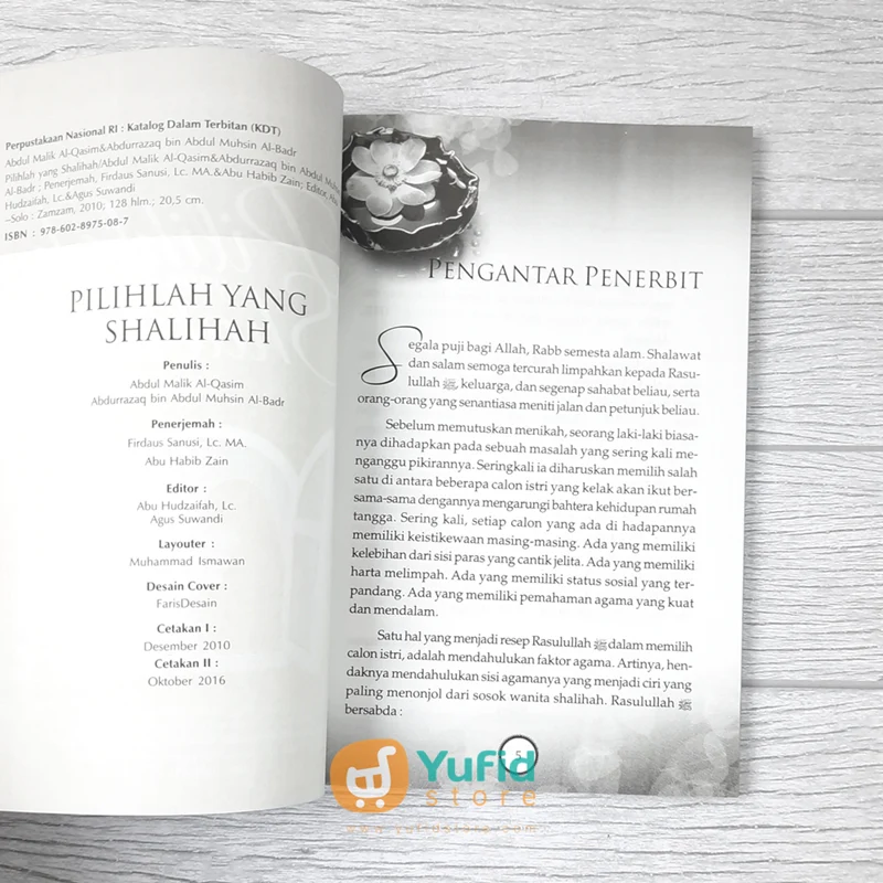 BUKU PILIHLAH YANG SHALIHAH DAN ENGKAU AKAN BERUNTUNG (ZAM-ZAM) - Image 3