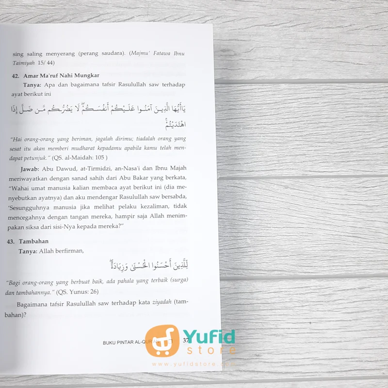 BUKU PINTAR AL-QURAN 1000 TANYA JAWAB DALAM QURANUL KARIM (PUSTAKA HATI) - Image 8