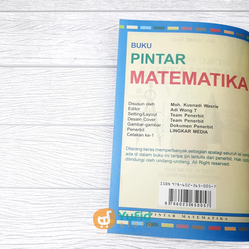 BUKU PINTAR MATEMATIKA (LINGKAR MEDIA) - Image 3
