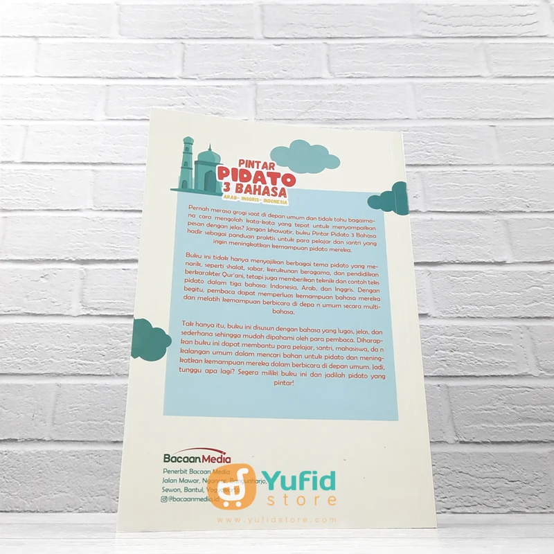 BUKU PINTAR PIDATO 3 BAHASA (BACAAN MEDIA) - Image 2
