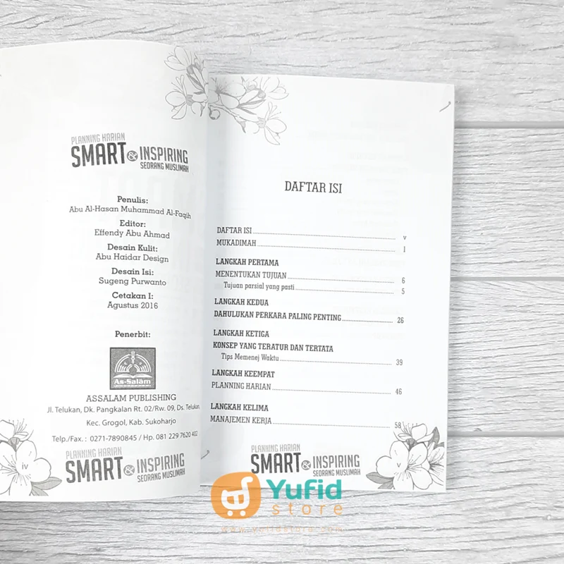 BUKU PLANNING HARIAN SMART DAN INSPIRING SEORANG MUSLIMAH (AS-SALAM) - Image 3