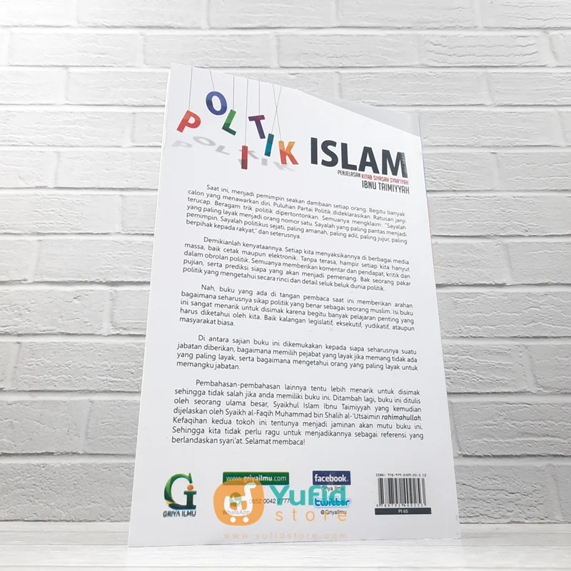 Buku Politik Islam Penjelasan Siyasah Syariyyah Ibnu Taimiyyah (Griya Ilmu) - Image 2