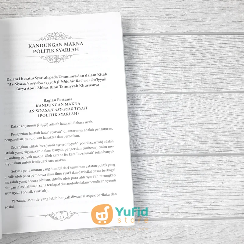 Buku Politik Islam Penjelasan Siyasah Syariyyah Ibnu Taimiyyah (Griya Ilmu) - Image 7