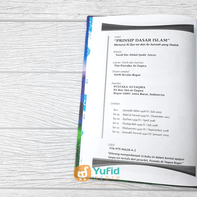 Buku Prinsip Dasar Islam (Pustaka At-Taqwa) - Image 3