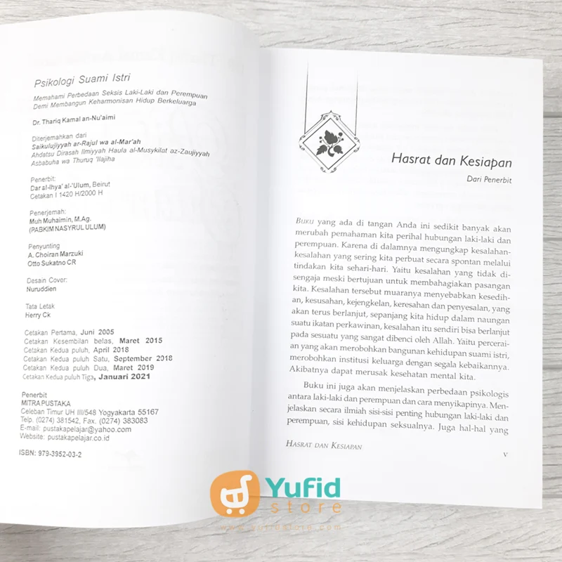 Buku Psikologi Suami Istri (Mitra Pustaka) - Image 3