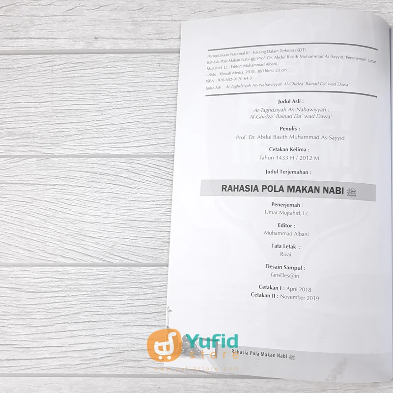 Buku Rahasia Pola Makan Nabi (Kiswah Media) - Image 3
