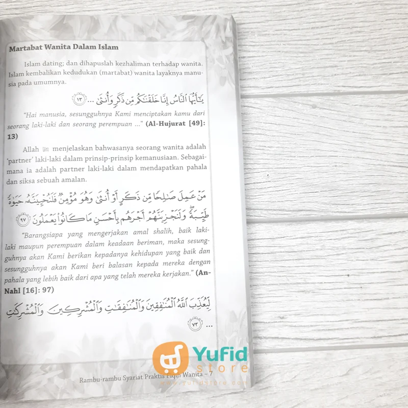 BUKU RAMBU-RAMBU SYARIAT PRAKTIS FIQIH WANITA (AS-SALAM PUBLISHING) - Image 8