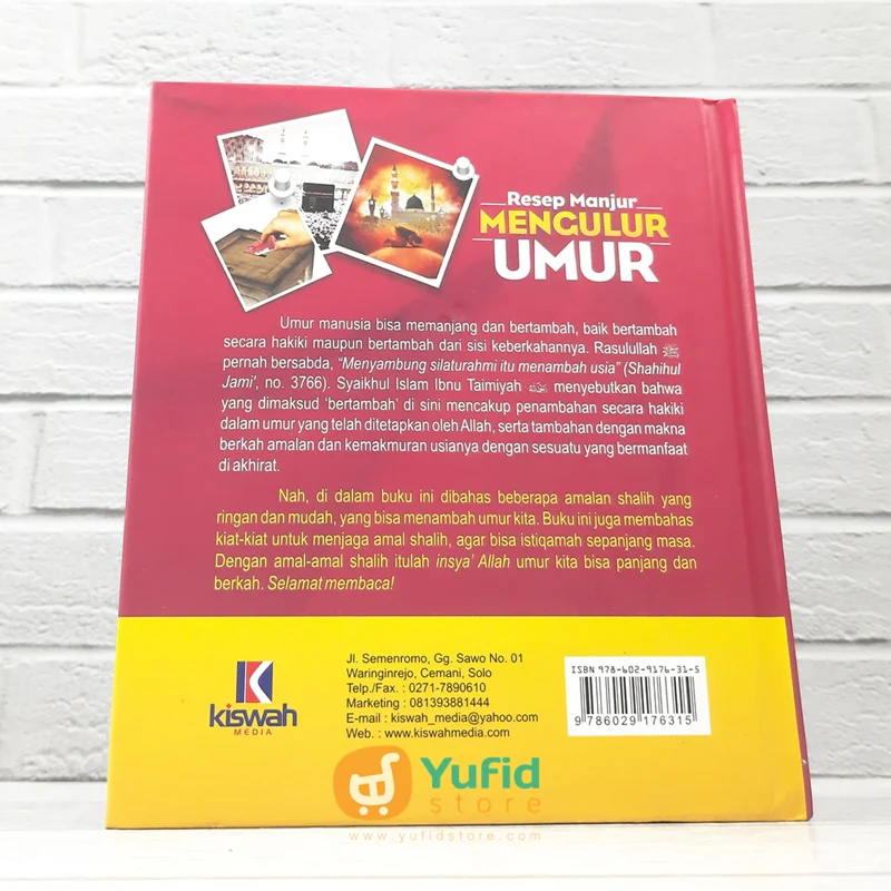 BUKU RESEP MANJUR MENGULUR UMUR (KISWAH MEDIA) - Image 2