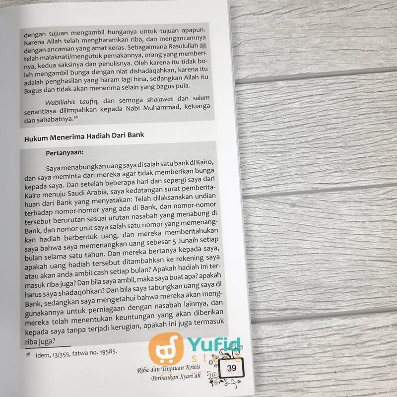 Buku Riba Dan Tinjauan Kritis Perbankan Syariah (Pustaka Dhiyaul Ilmi) - Image 8