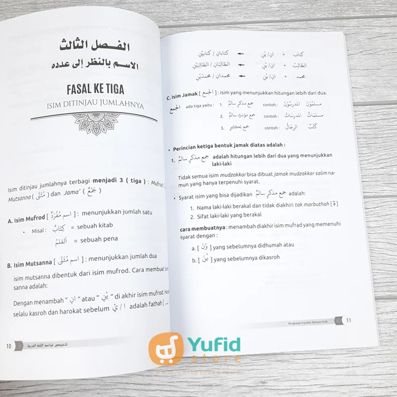 Buku Ringkasan Kaedah Bahasa Arab Untuk Marhalah Mutawassithoh (Pustaka Al-Furqon) - Image 8