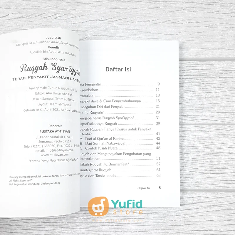 BUKU RUQYAH SYARIYYAH TERAPI PENYAKIT JASMANI DAN ROHANI (AT-TIBYAN) - Image 3