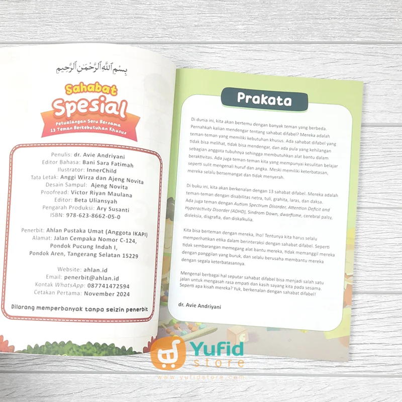 BUKU SAHABAT SPESIAL - PETUALANGAN SERU BERSAMA 13 TEMAN BERKEBUTUHAN KHUSUS (AHLAN) - Image 3