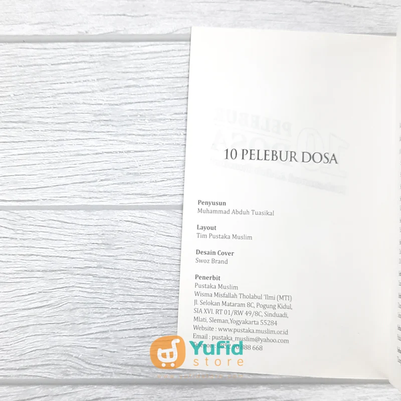 BUKU SAKU 10 PELEBUR DOSA (PUSTAKA MUSLIM) - Image 3