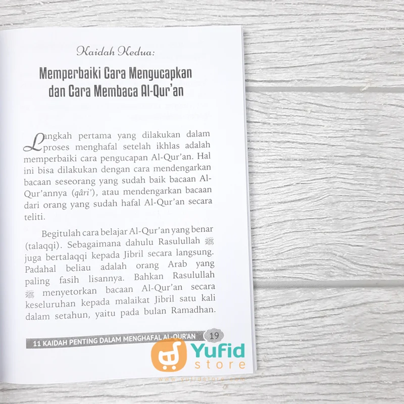 BUKU SAKU 11 KAIDAH EMAS MENGHAFAL AL QURAN (PUSTAKA ARAFAH) - Image 5