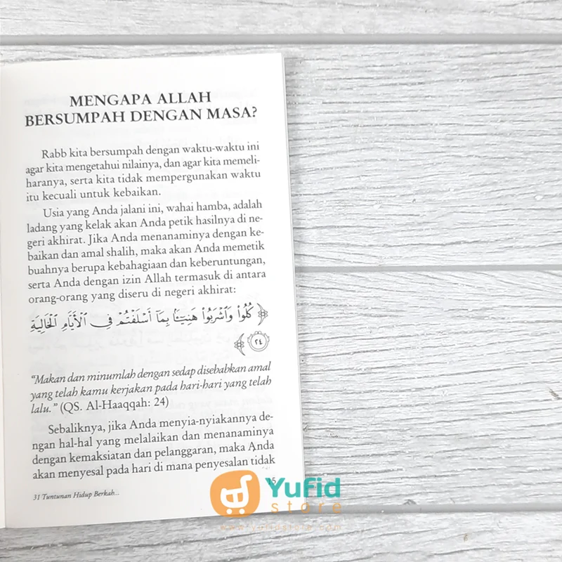 BUKU SAKU 31 TUNTUNAN HIDUP BERKAH DAN PANJANG UMUR ALA NABI (PUSTAKA IBNU UMAR) - Image 5