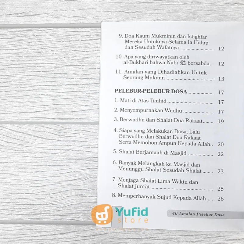 BUKU SAKU 40 AMALAN PELEBUR DOSA (PUSTAKA AL INABAH) - Image 5