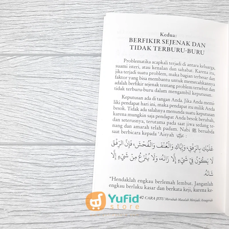 BUKU SAKU 40 CARA JITU MERUBAH MASALAH MENJADI ANUGERAH (PUSTAKA IBNU UMAR) - Image 7