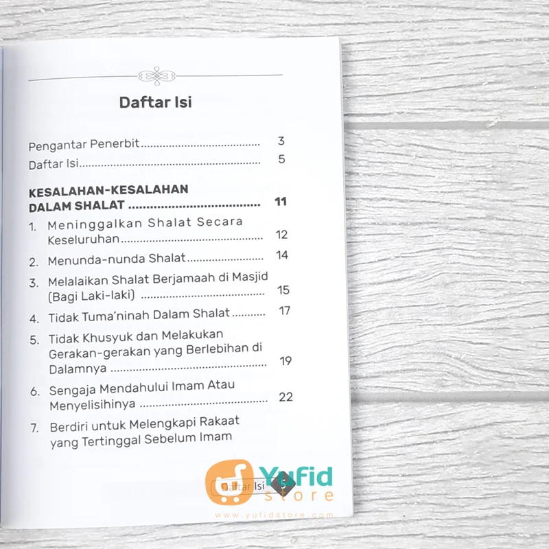 BUKU SAKU 40 KESALAHAN DALAM SHALAT (PUSTAKA ARAFAH) - Image 4