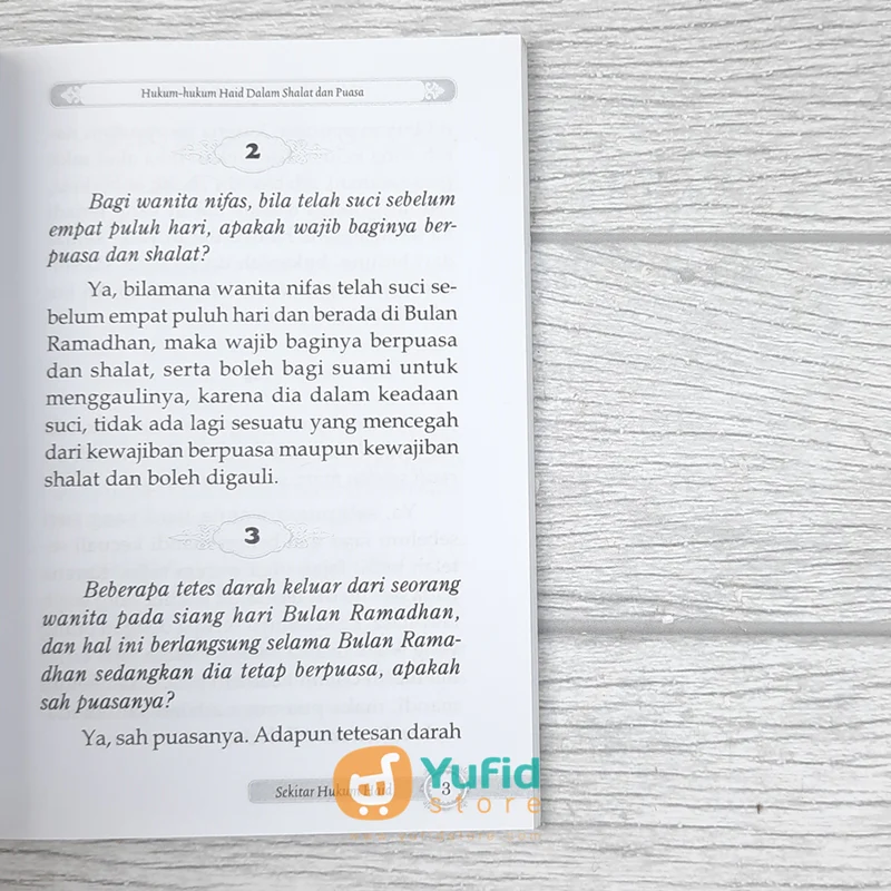 BUKU SAKU 52 PERSOALAN SEKITAR HUKUM HAID (DARUL HAQ) - Image 6