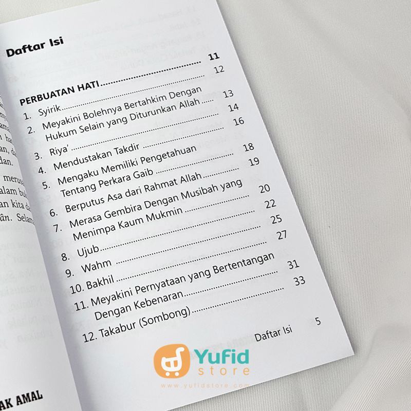 Buku Saku 52 Perusak Amal (Pustaka Arafah) - Image 3